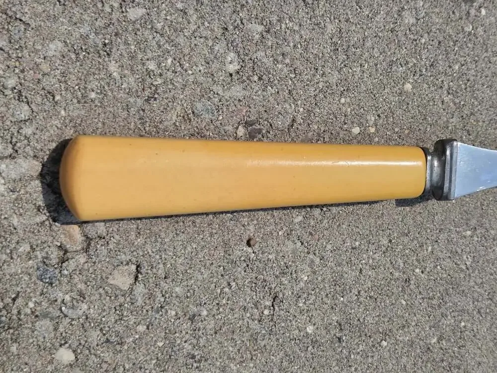 Vintage Bakelite Handle Two-Tine Serving Fork Cold Meat Utensil